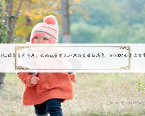 云南试管婴儿补贴政策最新消息，云南试管婴儿补贴政策最新消息，附2024云南